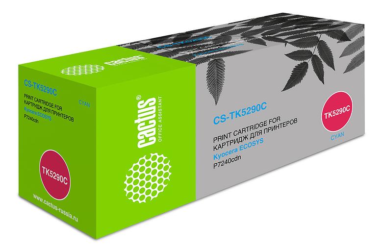 Картридж лазерный Cactus CS-TK5290C голубой (13000стр.) для Kyocera Ecosys P7240cdn фото 1