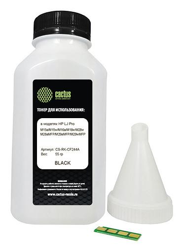 Тонер Cactus CS-RK-CF244A черный флакон 55гр. (в компл.:чип) для принтера HP LJ Pro M15/M28 фото 2