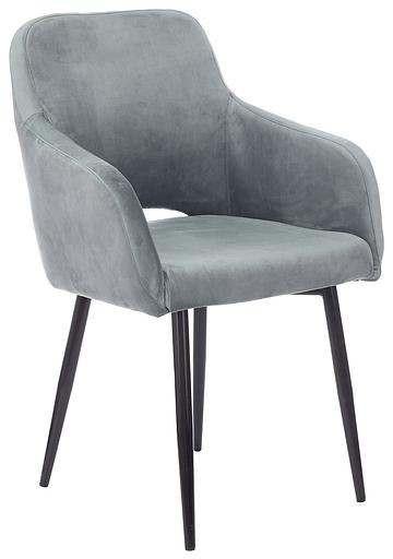 Кресло Бюрократ CH-380F голубая сталь Italia 21 на ножках металл черный фото 1