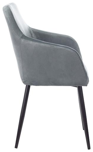 Кресло Бюрократ CH-380F голубая сталь Italia 21 на ножках металл черный фото 3