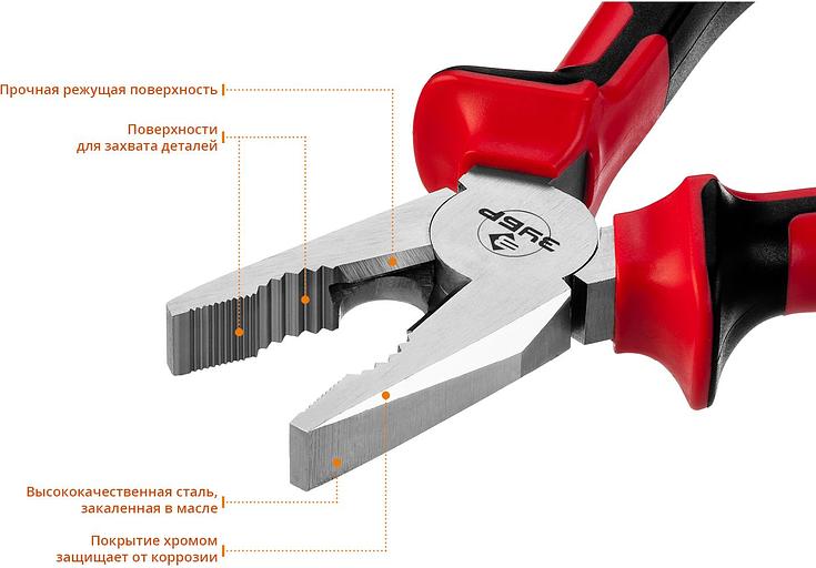 Плоскогубцы Зубр МАСТЕР (22024-1-20_Z01) фото 4