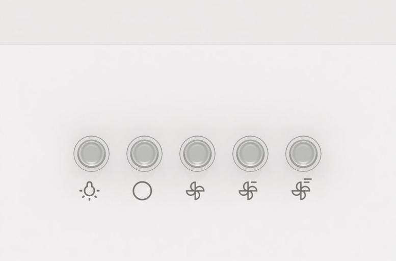 Вытяжка встраиваемая Gorenje WHU529EW/M белый управление: кнопочное (1 мотор) фото 3