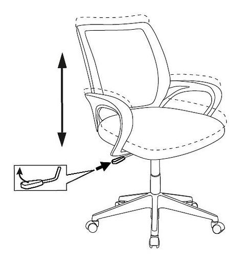 Кресло детское Бюрократ BUROKIDS 1 W белый монстры крестовина пластик пластик белый фото 6