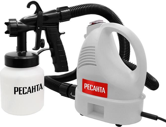 Краскопульт Ресанта ЭКП-700В 700Вт бак:800мл 1000мл/мин фото 1