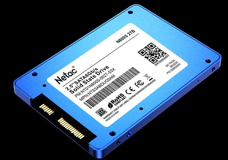 Накопитель SSD Netac SATA III 2Tb NT01N600S-002T-S3X N600S 2.5" фото 3
