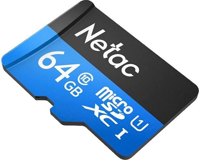 Флеш карта microSDXC 64Gb Class10 Netac NT02P500STN-064G-S P500 w/o adapter фото 2
