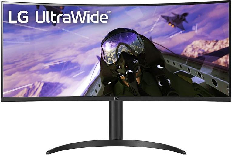 Монитор LG 34" 34WP65C-B черный VA LED 21:9 (Ultrawide) HDMI M/M матовая HAS Pivot 3000:1 300cd 178гр/178гр 3440x1440 DisplayPort FHD USB 15.2кг фото 1