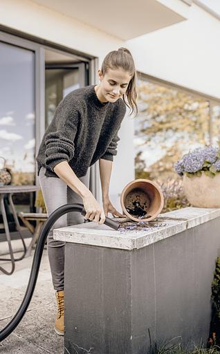 Строительный пылесос Karcher WD 2 Plus V-12/4/18 1000Вт (уборка: сухая/сбор воды) желтый фото 7