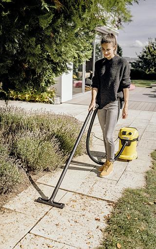 Строительный пылесос Karcher WD 3 P V-17/4/20 1000Вт (уборка: сухая/сбор воды) желтый фото 6
