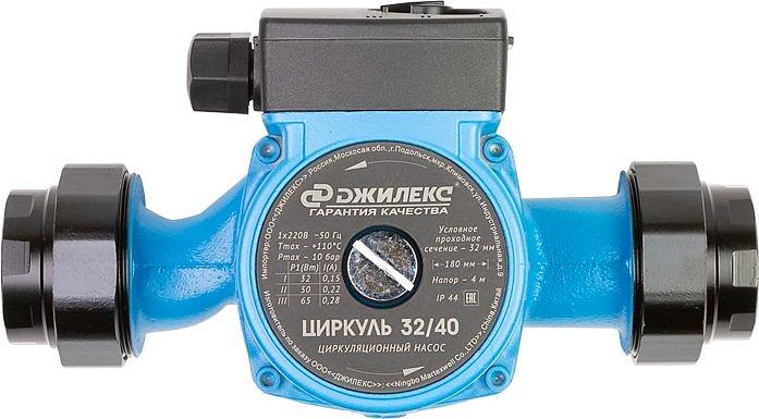Насос циркуляционный Джилекс Циркуль 32/40 80Вт 3300л/час (3240) фото 2