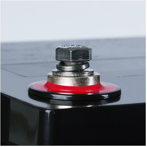 Батарея SVEN SV 121000 (12V 100Ah), напряжение 12В, емкость 100А*ч, макс. ток разряда 1000А, макс. ток заряда 30А, свинцово-кислотная типа AGM, тип клемм B5, Д/Ш/В 307/168/211мм, 30кг Sven SV-012267 фото 4