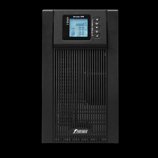 ИБП POWERMAN Online 2000, LCD, двойного преобразования, 2000ВА, 1800Вт, 3 евророзетки с резервным питанием, USB, RS232, слот SNMP, разъем EPO, батарея 12В 9Ач 4 шт., 215 х 315 х 475 мм., 18.5 кг. Powerman Online 2000 фото 2