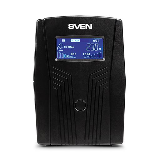 Линейно-интерактивный источник бесперебойного питания SVEN Pro 650, 390вт, 650Ва, 175-280в, 2 евророзетки, 4.4 кг. Sven PRO 650 (LCD, USB) (SV-013844) фото 2