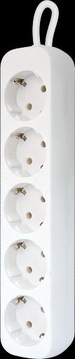 Удлинитель с заземлением Defender E518 1.8 м, 5 розеток (пакет) Defender E518 (1.8 м, 5 розеток) (99229) фото 2