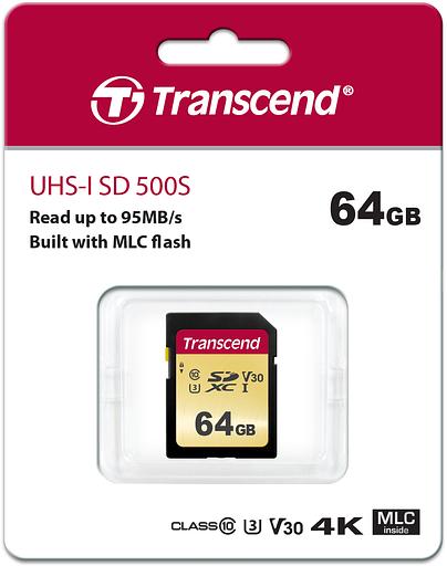 Карта памяти Transcend SDXC 500S (TS64GSDC500S) фото 2