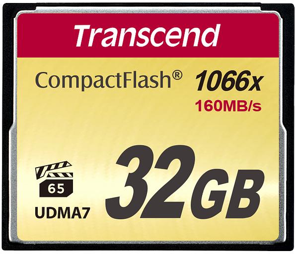 Карта памяти Transcend CompactFlash 1000 32GB (TS32GCF1000) фото 5