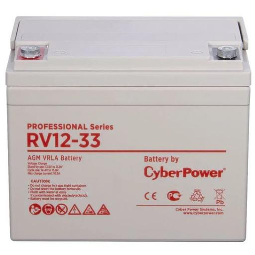Аккумуляторная батарея PS CyberPower RV 12-33 / 12 В 33 Ач CyberPower RV 12-33 фото 2