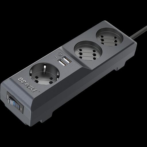 Сетевой фильтр ZIS Pilot 3G (5 м, 3 розетки) (Pilot 3G 5M) фото 2