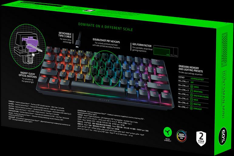 Игровая клавиатура Razer Huntsman Mini Razer Huntsman Mini (RZ03-03391500-R3R1) фото 6