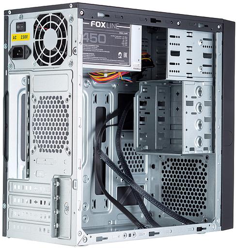 Корпус с блоком питания 500Вт. Foxline FL-733-FZ500R фото 4