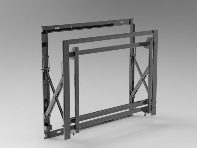 Настенное крепление для видеостен с выдвижным механизмом. Совместимо с 55" LCD панелями Hikvision Hikvision DS-DN5501W фото 1