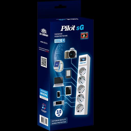 Сетевой фильтр ZIS Pilot sG (3 м, 5 розеток) (Pilot SG5 3M) фото 7