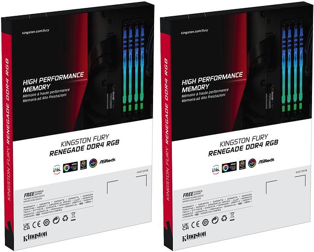 Память оперативная Kingston FURY Renegade RGB KF436C16RBAK4/32 фото 6