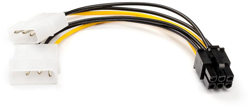Кабель 6 pin to 2 molex (Video power) ATcom 6-pin - 2 x Molex (AT6185) фото 4