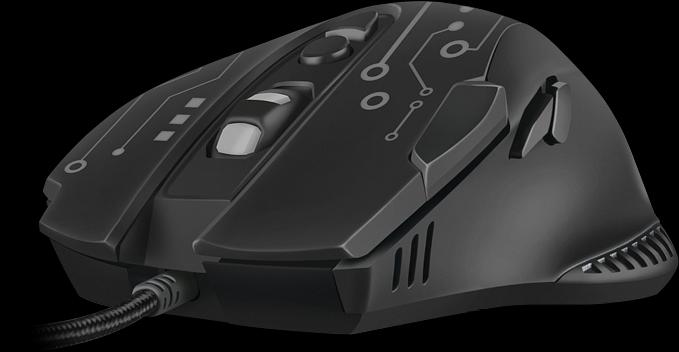Игровая мышь SVEN RX-G715 (7+1кл., бесш. кл., 1200-3200 DPI, SoftTouch, подсветка, игров. упак) Sven RX-G715 (SV-019938) фото 4