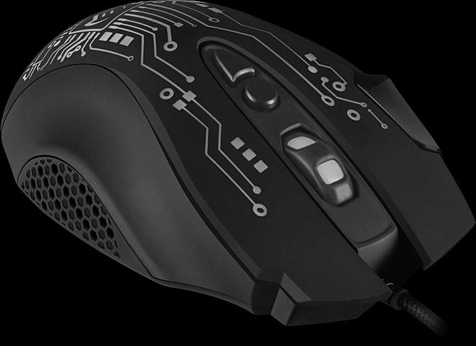 Игровая мышь SVEN RX-G715 (7+1кл., бесш. кл., 1200-3200 DPI, SoftTouch, подсветка, игров. упак) Sven RX-G715 (SV-019938) фото 6