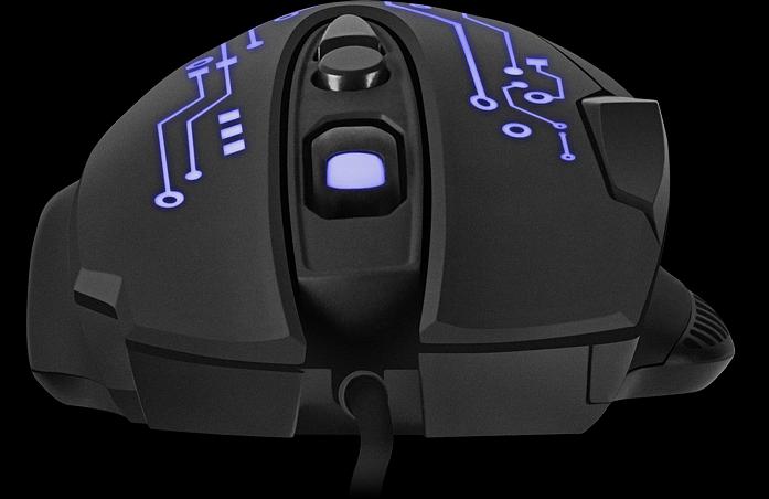 Игровая мышь SVEN RX-G715 (7+1кл., бесш. кл., 1200-3200 DPI, SoftTouch, подсветка, игров. упак) Sven RX-G715 (SV-019938) фото 10