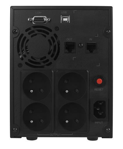 ИБП CyberPower VALUE 2200E, Line-Interactive, 2200VA/1320W, USB&Serial, RJ11/RJ45, 4 Schuko розетки, Black, 0.16х0.21х0.35м., 15.8кг. CyberPower VALUE2200ELCD (VALUE 2200ELCD) фото 3