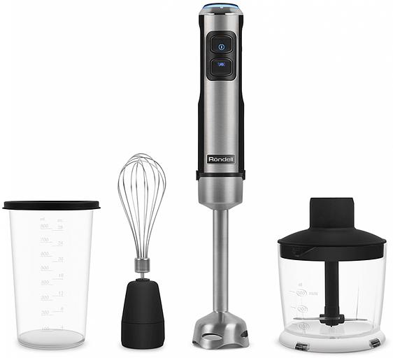Блендер погружной Rondell 1300-RE-01 1200Вт серебристый фото 1