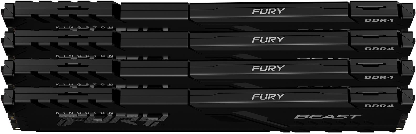 Память оперативная Kingston FURY Beast KF436C17BBK4/32 фото 3