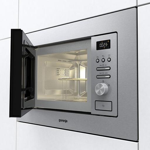 Микроволновая печь Gorenje BM201AG1X 20л. 800Вт нержавеющая сталь (встраиваемая) фото 3