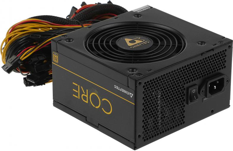 Chieftec CORE 700W, ATX 12V 2.3 PSU,W/12cm Fan,80 plus Gold, BBS-700S OEM фото 5