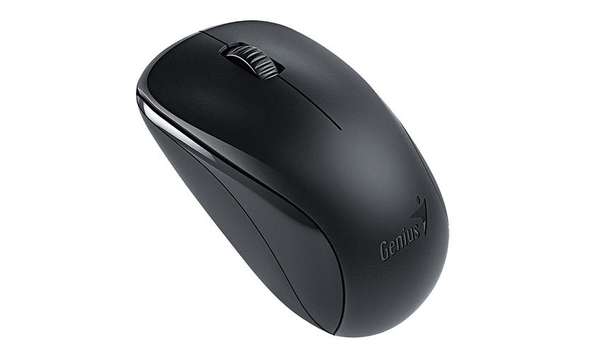 Мышь беспроводная NX-7000 чёрная (black, G5 Hanger), 2.4GHz wireless, BlueEye 1200 dpi, 1xAA NewPackage фото 1