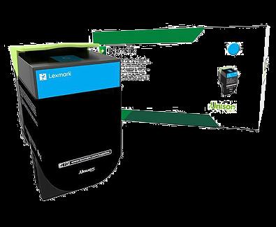 Картридж 2300 стр. голубой для CS317dn, CS417dn, CS517de, CX317dn, CX417dn, CX517de фото 1