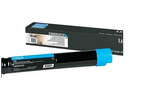 Картридж сверхвысокой емкости с голубым тонером для C950de, C950 24K Cyan Toner Cartridge фото 1