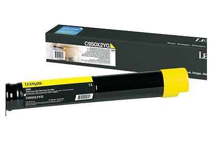 Картридж с желтым тонером для C950de, C950 22K Yellow Extra High Yield Print Cartridge фото 1