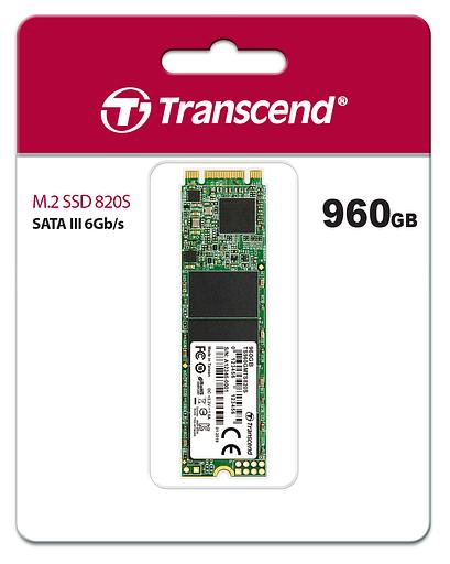 Твердотельный накопитель SSD Transcend 960GB M.2 2280 SSD, SATA3 B+M Key, TLC R/W: 550/500 MB/s фото 4