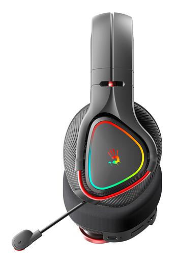 Наушники с микрофоном A4Tech Bloody MR710 черный BT оголовье (MR710 BLACK) фото 4