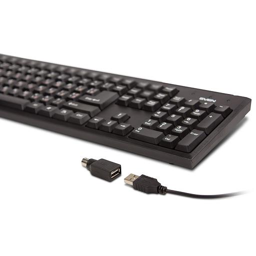 Клавиатура SVEN Standard 303 Power USB+PS/2 чёрная SVEN Standard 303 Power USB+PS/2 (SV-03100303PU) фото 4