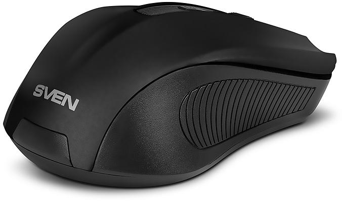 Беспроводная мышь SVEN RX-350W чёрная (5+1кл. 600-1400DPI, SoftTouch, блист) Sven RX-350W (SV-019570) фото 4