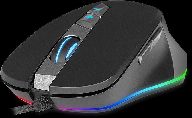 Игровая мышь SVEN RX-G970 USB (6+1кл. 500-4000 DPI, ПО, SoftTouch, подсветка) Sven SV-016401 фото 1