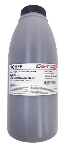 Тонер Cet PK11 CET8857A-300 черный бутылка 300гр. для принтера Kyocera ECOSYS M2135dn/2735dw/2040dn/2640idw/P2235dn/P2040dw фото 1