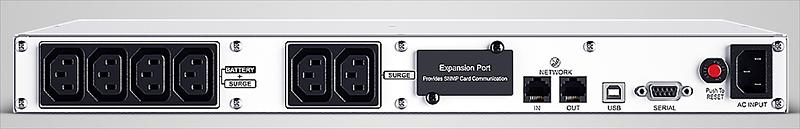 Источник бесперебойного питания CyberPower OR1500ERM1U Line-Interactive 1500VA/900W USB/RS-232/SNMPslot /RJ11/45 (4+2 IEC С13) (OR1500ERM1U) фото 3