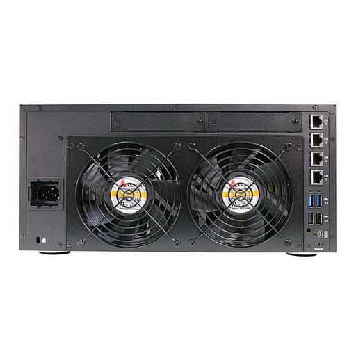 Система хранения данных Infortrend EonStor GSe Pro 100 8bay. Intel Atom 2.4GHz 4C CPU, 1x4GB non-ECC, 4x1GbE(RJ45), 2x USB 2.0, 2x USB 3.0, 1x Host Board slot, 1xPSU and 8 drive trays (GSe Pro 108-C) (GSEP1080000C-8U32) фото 4