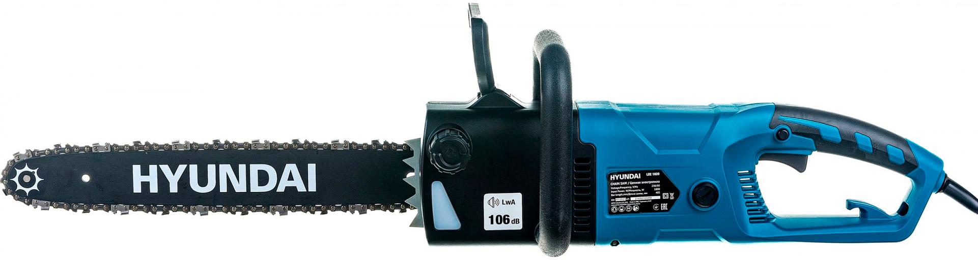 Электрическая цепная пила Hyundai LXE 1820 1800Вт дл.шины:16" (40cm) фото 1