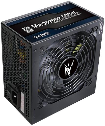 Блок питания Zalman ATX 500W ZM500-TXII V2 80+ (20+4pin) APFC 120mm fan 8xSATA Cab Manag RTL фото 1